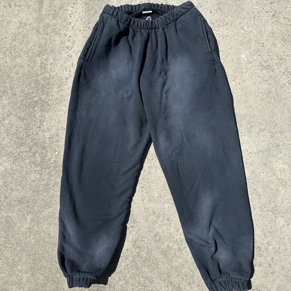 Mooji Mooji Sweatpants Mens S Black Sun Faded Sweats Alt Capsule Archive City